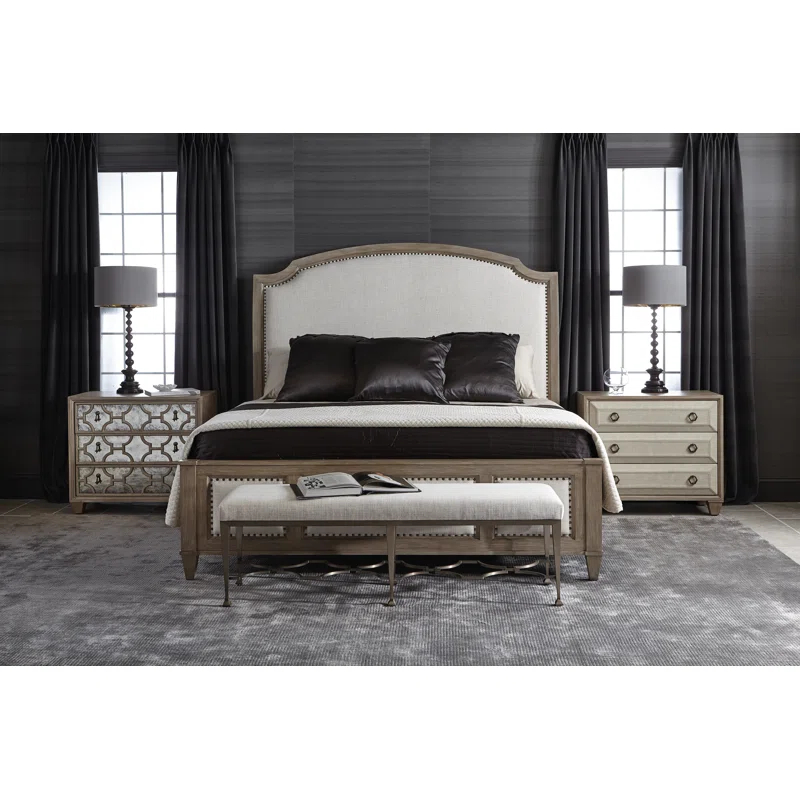 Bernhardt Santa Barbara 34'' W Glass Nightstand