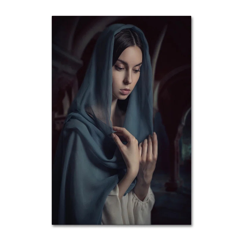 Trademark Fine Art " Pray " by Yuri Shevchenko
