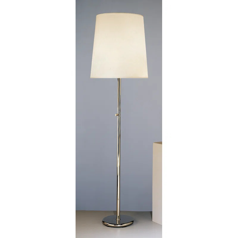 Robert Abbey Buster 79.5'' Polished Nickel Traditional Floor Lamp