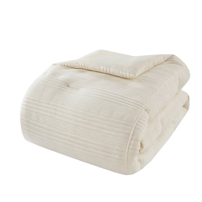 Gracie Mills Elouise Modern Knitted Jersey Comforter Set