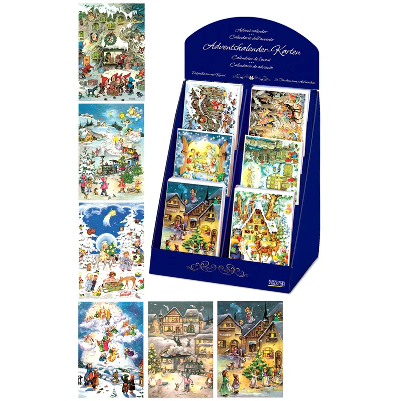 Alexander Taron Assorted Advent Cards (Set of 60)