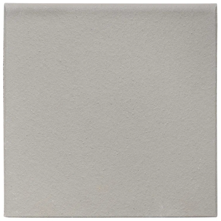 Merola Tile Quarry 6" x 6" Ceramic Bullnose Tile Trim in Gray