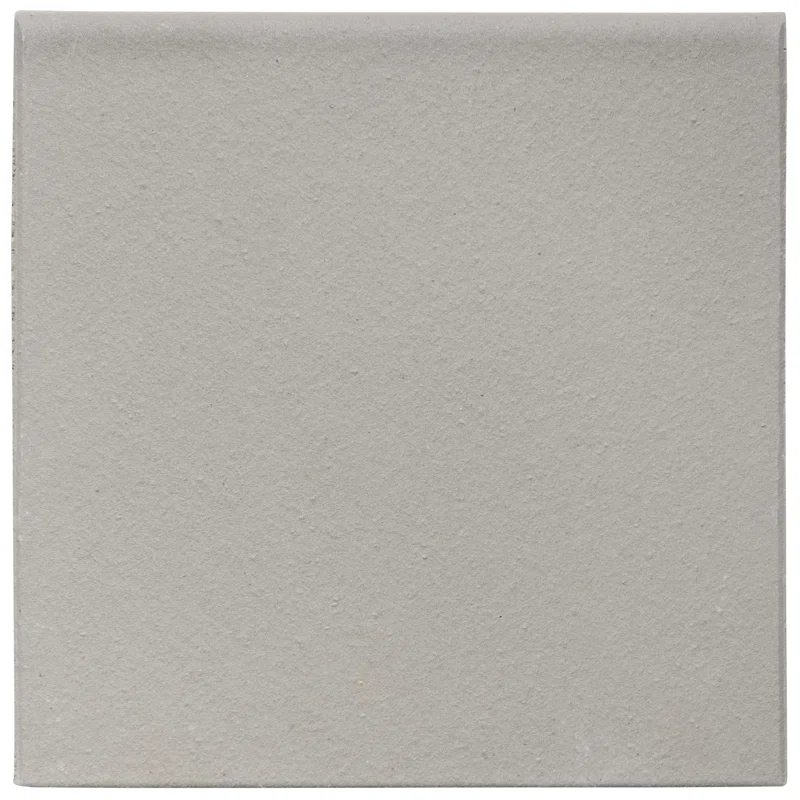 Merola Tile Quarry 6" x 6" Ceramic Bullnose Tile Trim in Gray