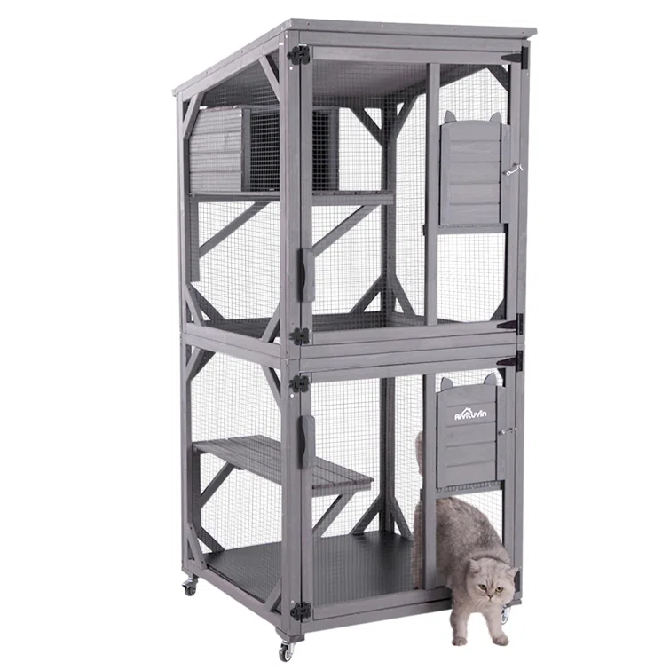 Aivituvin Portable Cat Playpen