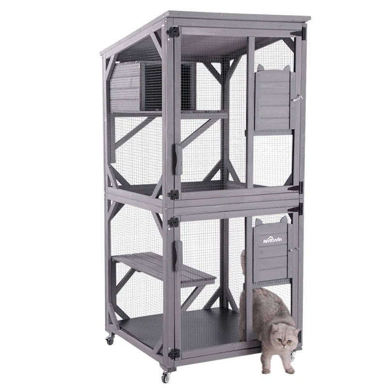 Aivituvin Portable Cat Playpen