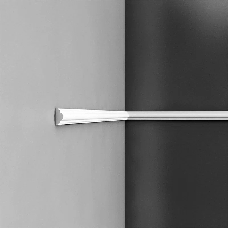 1'' H x 78'' W x 0.5'' D Plastic Chair Rail (Set of 12)