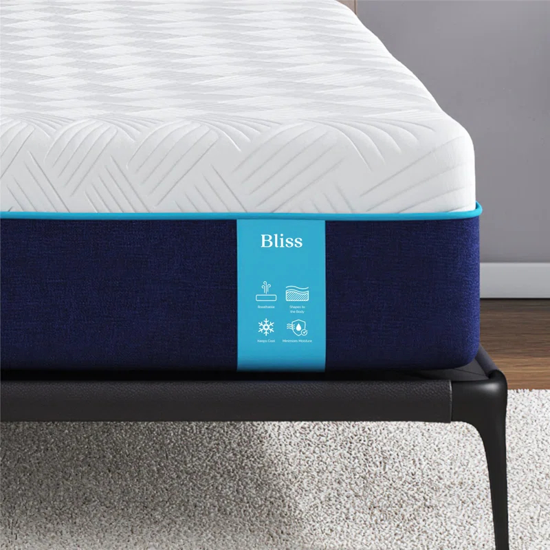Signature Sleep Bliss Charcoal Cool Gel Memory Foam Mattress