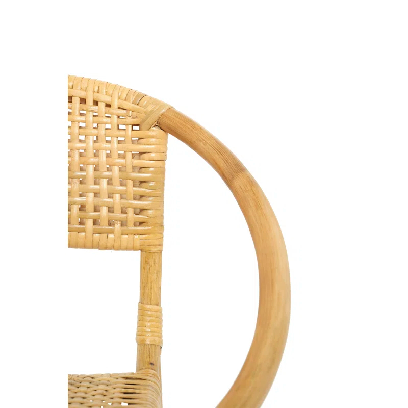 Bay Isle Home™ Burov Kids Hand Crafted 18" Rattan and Cane Chair for Children up to 3 Years