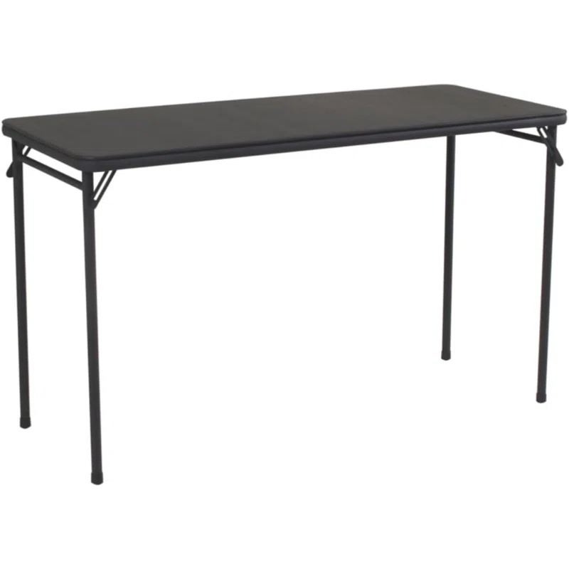 COSCO 20" x 48" Vinyl Top Serving Folding Table