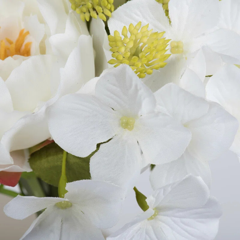 Primrue 14" Artificial Peony Bouquet
