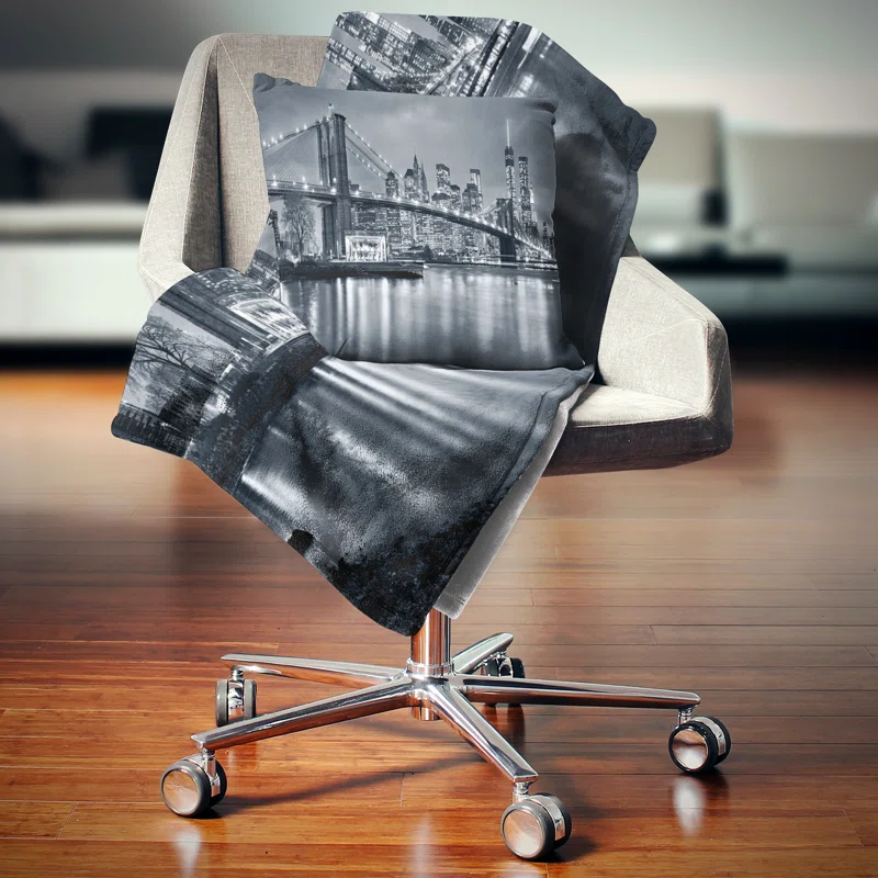 Design Art Reversible Throw Pillow