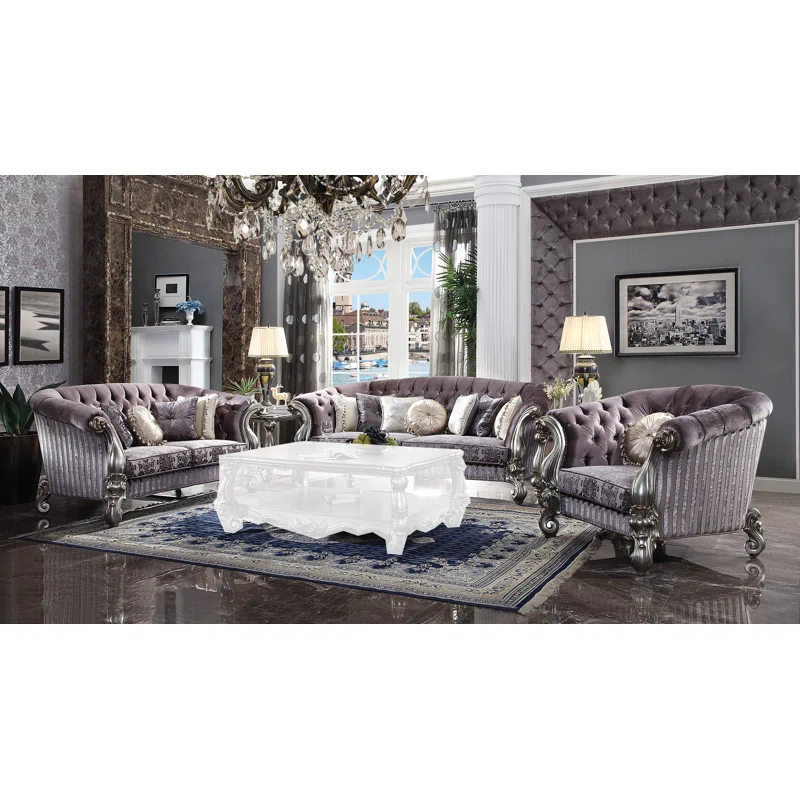 Andrew Home Studio Enloe 89'' Velvet Sofa