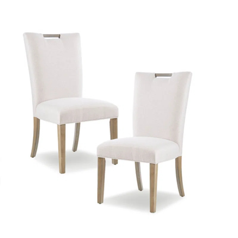 Wildon Home® Quinya 19.5'' H 100% Polyester Upholstered Side Chair (Set of 2)
