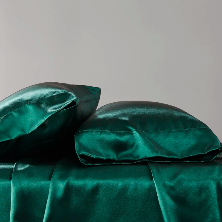 Madison Park Essentials Satin Luxury 2PC Pillowcases (Set of 2)