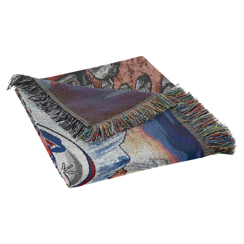 Northwest NFL Buffalo Bills Throw Blanket, Vintage Football Fan Decor, 48x60 Inches