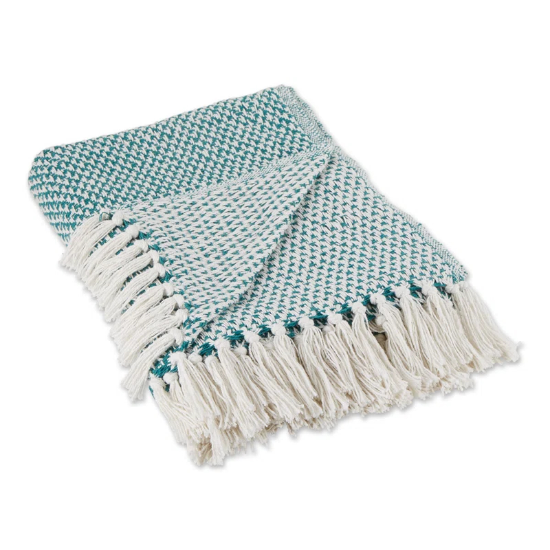 Design Imports Hand Woven Throw Blanket