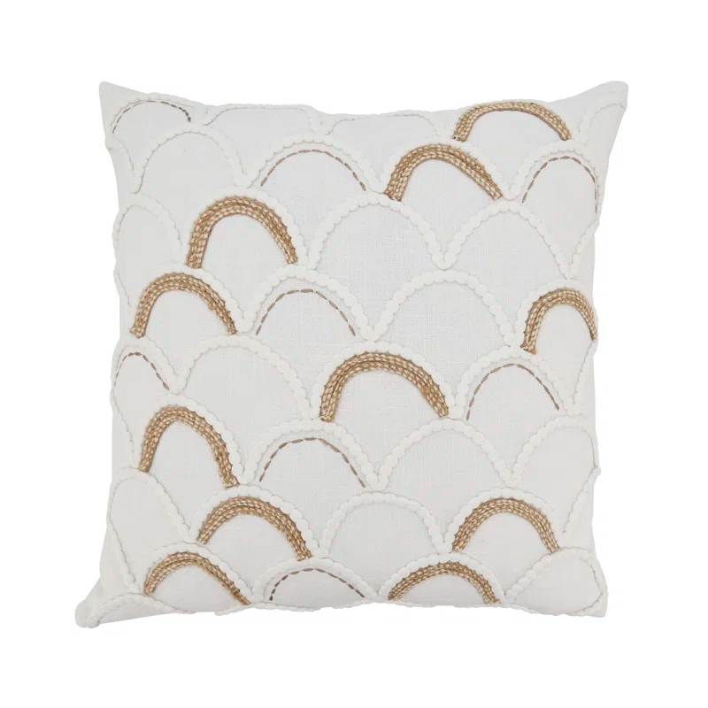 Saro Naviguer Collection Cotton Throw Pillow