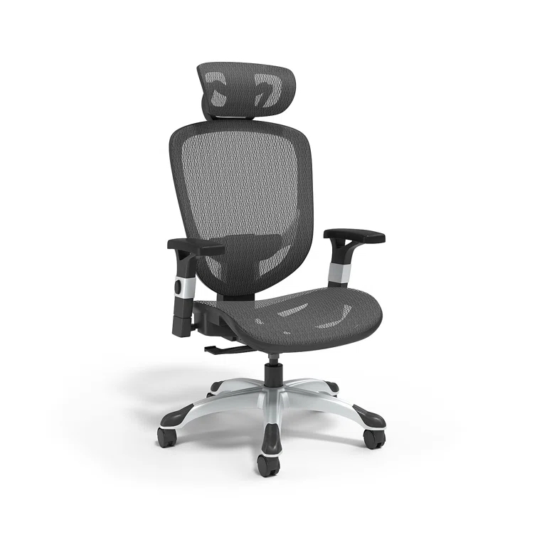 Staples Hyken Ergonomic Mesh Swivel Task Chair, Black (UN59460)