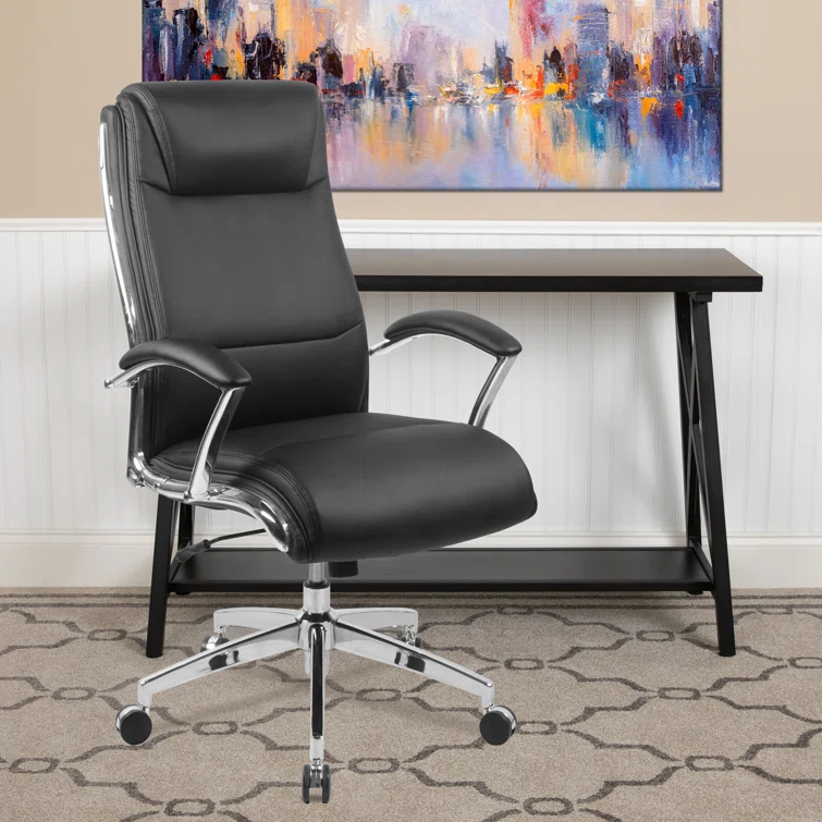 Flash Furniture High Back Designer Smooth Upholstered Executive Swivel Office Chair
