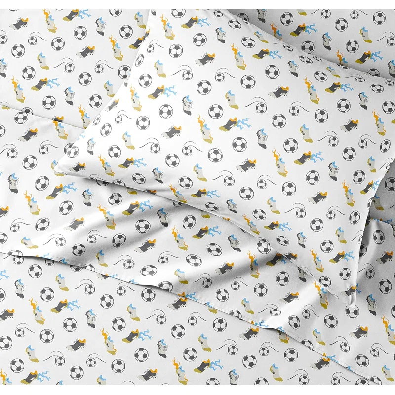 CGK Linens 4 Piece Kids Microfiber Sheet Set - Wrinkle Free - Cute, Cozy, Soft