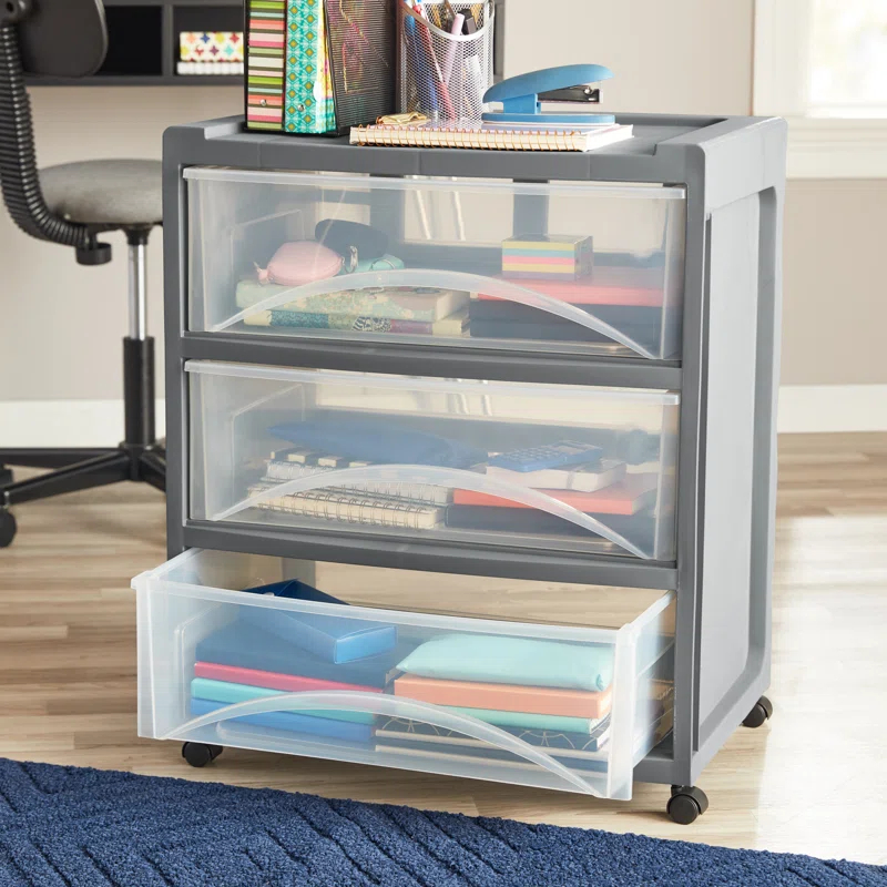 3 Drawer Storage Drawer
