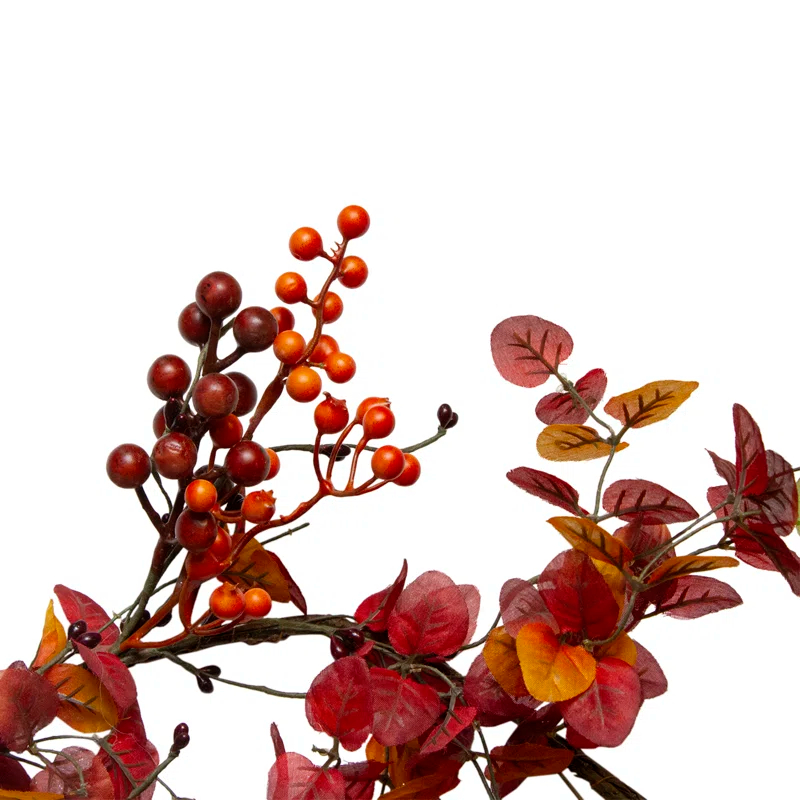 Northlight Seasonal 5' Berry and Leaves Fall Harvest Artificial Garland - Unlit