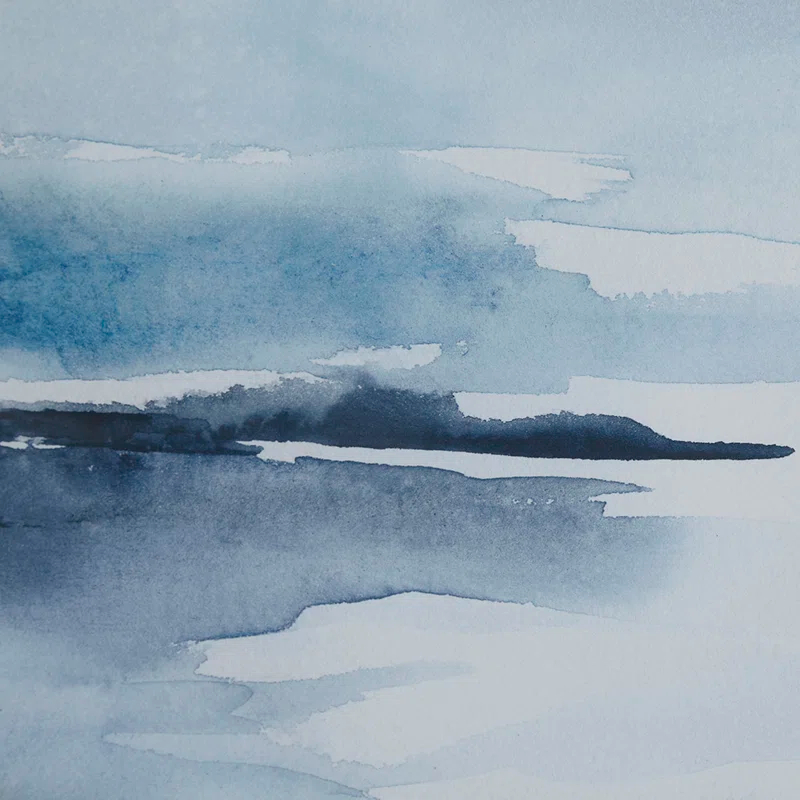 Dovecove Dovecove Blackwell Abstract Coastal Landscape Wall Ar