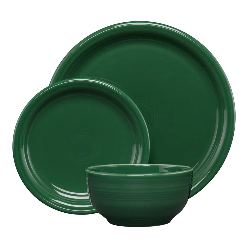 Fiesta Fiesta Bistro Coupe 3 Piece Place Setting, Service for 1