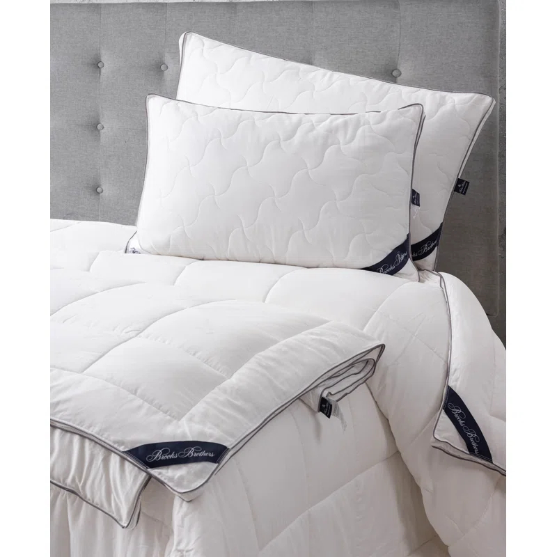 Brooks Brothers Fill Power All Season Tencel Down Alternative Comforter