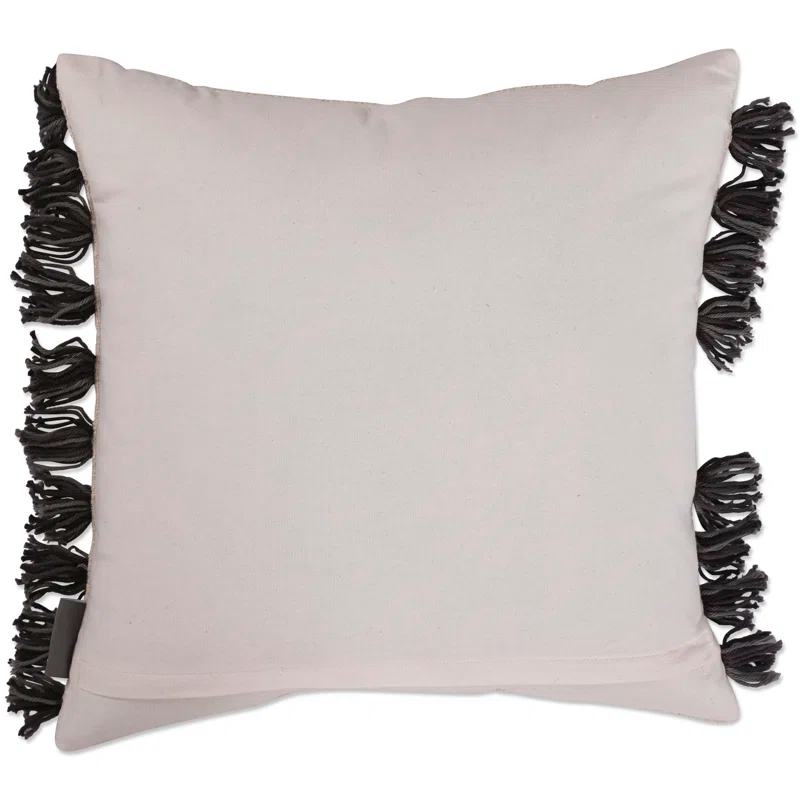 Tassels Cotton Throw Pillow