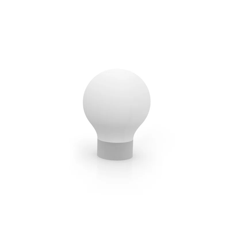 Vondom Jut The Second Matte Ice White Plug-In LED Outdoor Floor Lamp