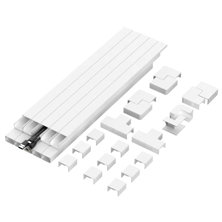 Mount-it Mount-it On-wall Tv Cable Concealer Kit, White