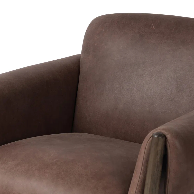 Four Hands Olia Leather Armchair | Perigold