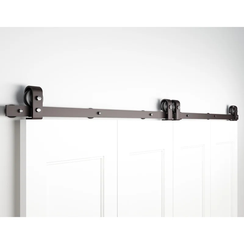 Stone Harbor Hardware Top Mount Strap Style Folding Door Hardware Set, Fits Door Openings, By Stone Harbor Hardware