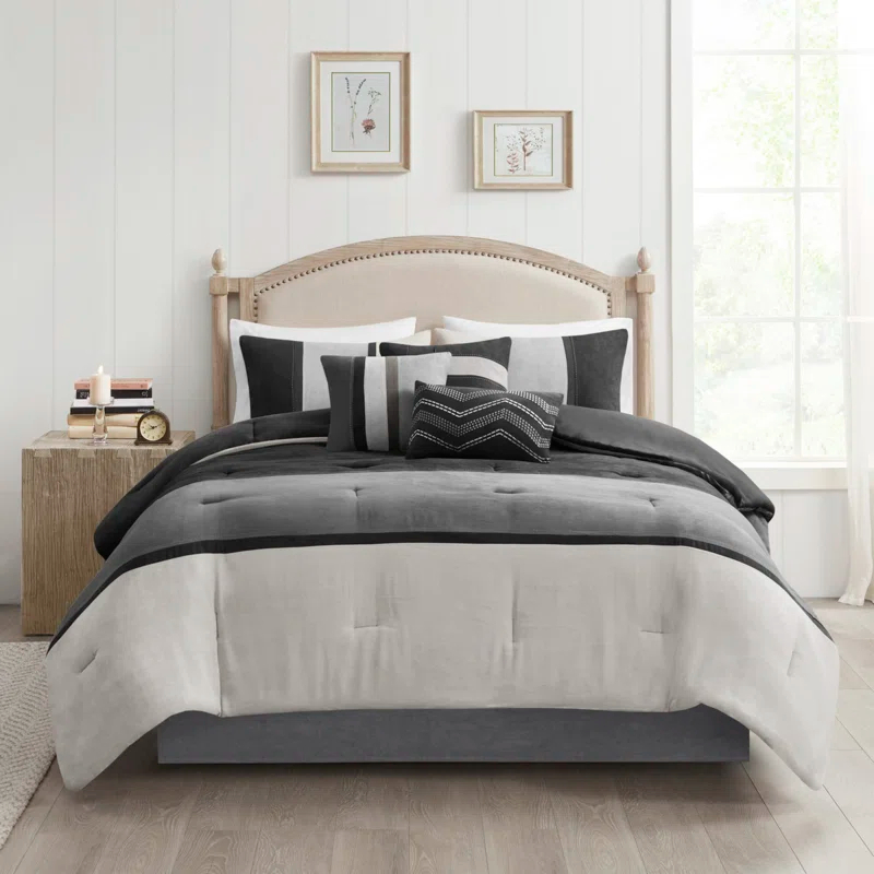 Madison Park Palisades Microfiber Comforter Set