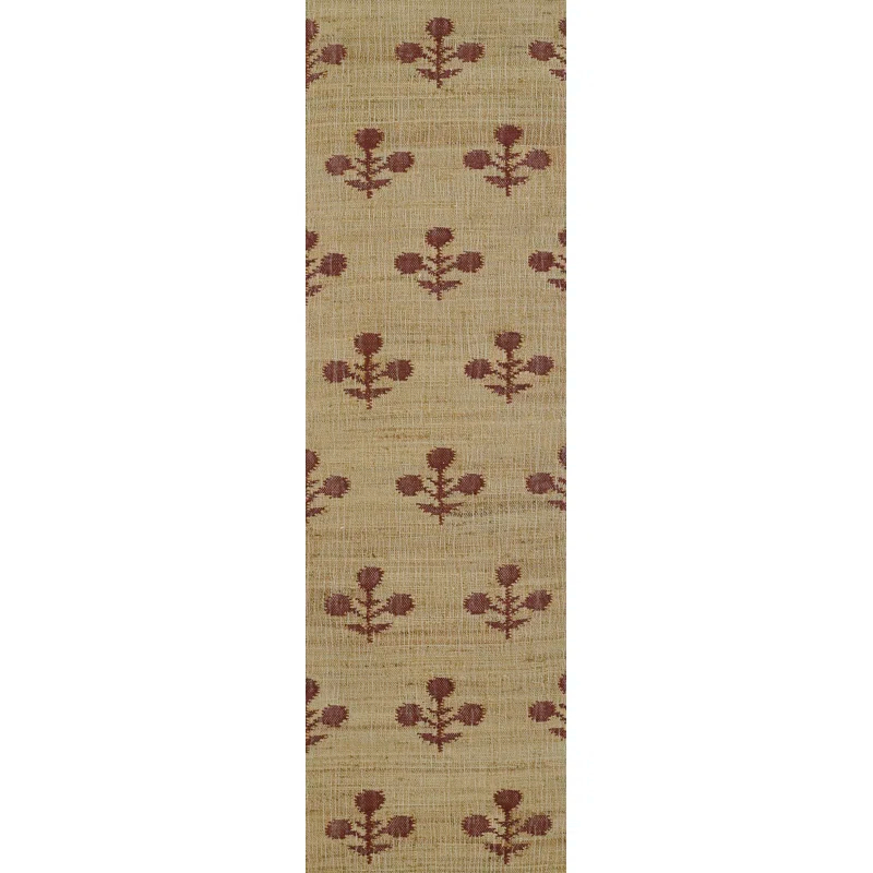 Erin Gates by Momeni Erin Gates by Momeni Orchard Bloom Rust Hand Woven Wool and Jute Area Rug