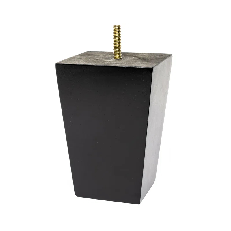 Architectural Products by Outwater L.L.C. Solid Hardwood Square Bun Foot (Set of 4)