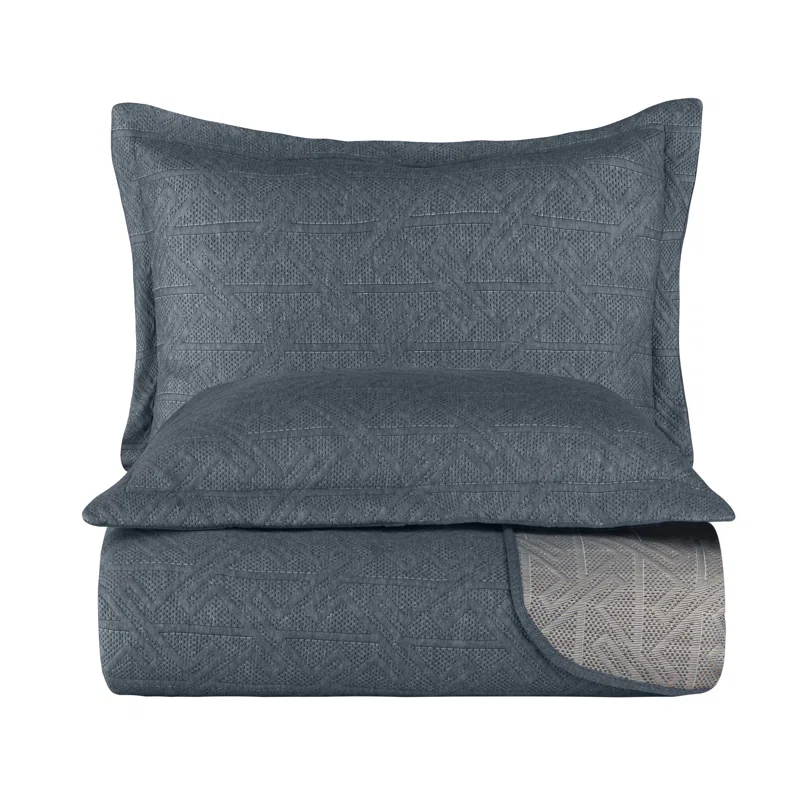Ambesonne Flannel Mixed Coverlet Set (Set of 3)