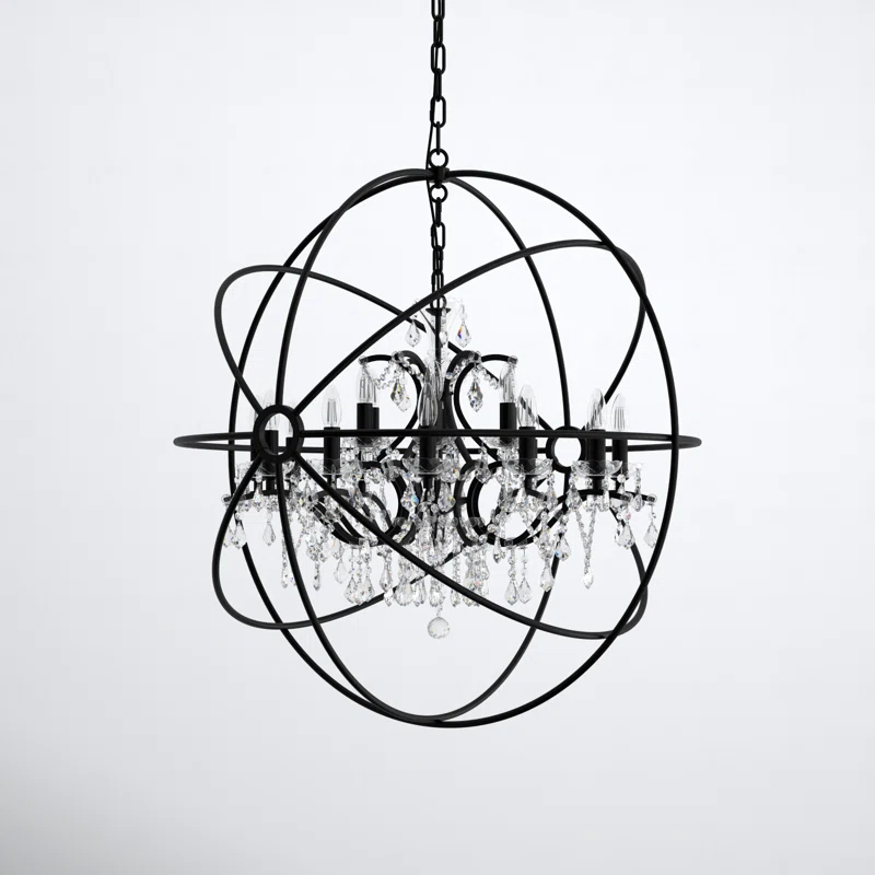 Willa Arlo™ Interiors Svante 18 - Light Dimmable Globe Chandelier