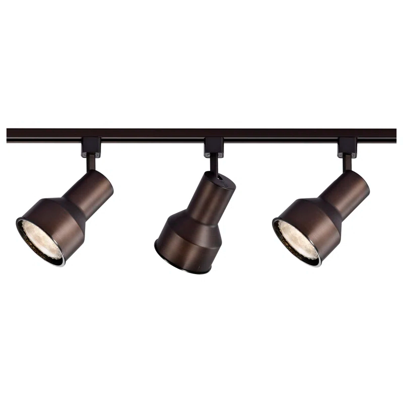 Nuvo 48'' 3 -Light Track Track Kit with Dimmable and Adjustable Head