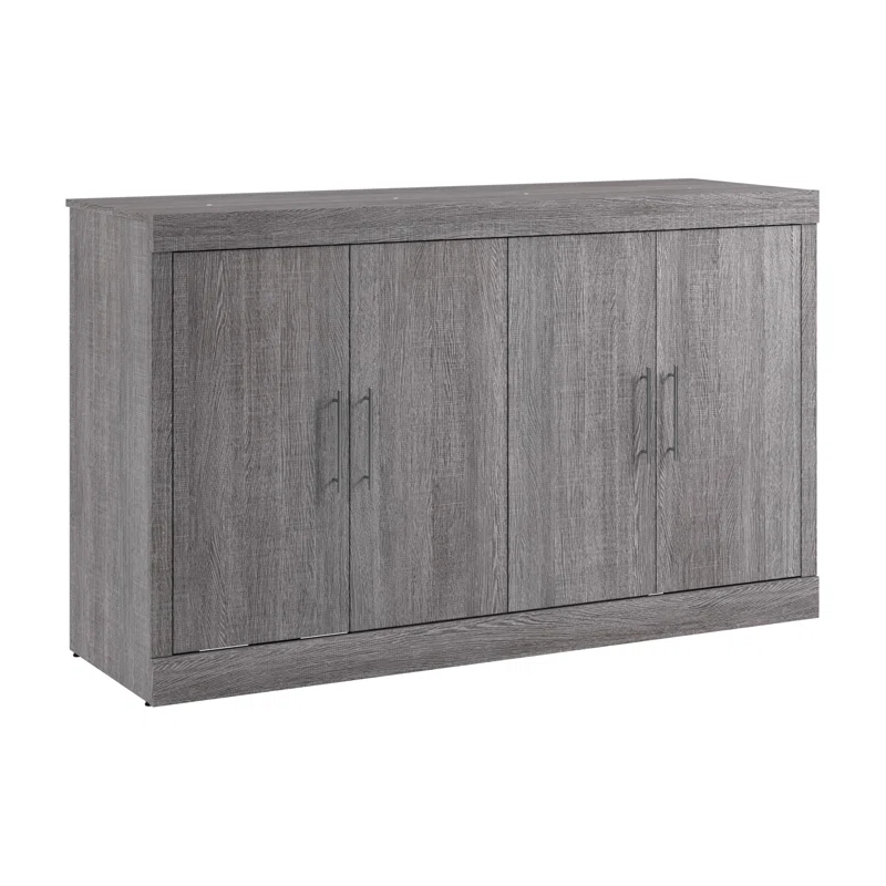 Bestar Murphy Cabinet Bed With Mattress