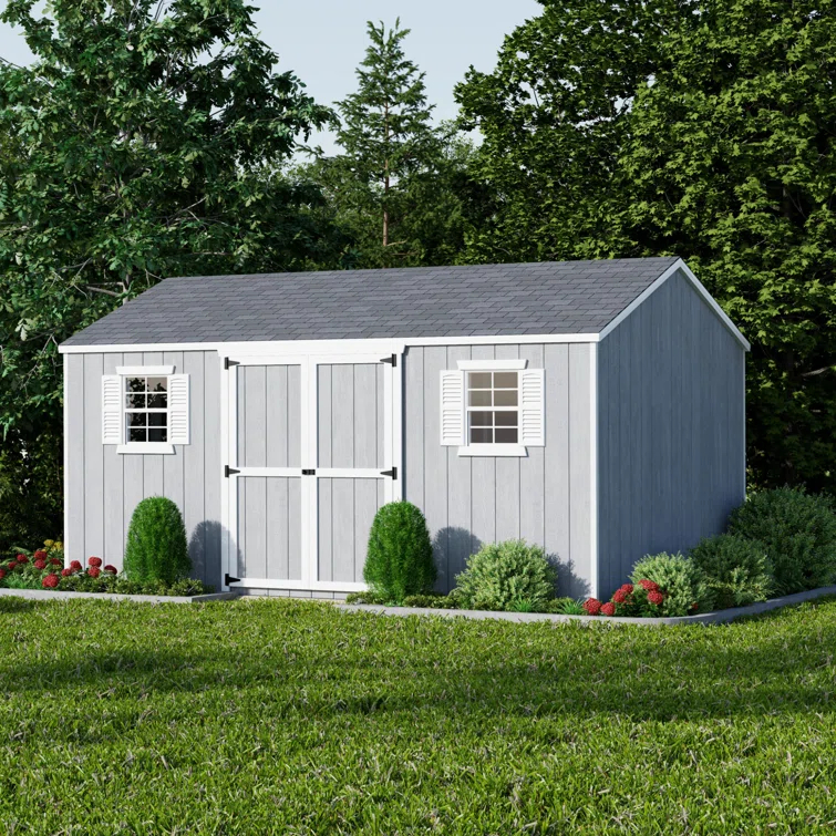 Little Cottage Co. Value Workshop Outdoor Wood Storage Shed & Reviews | Wayfair