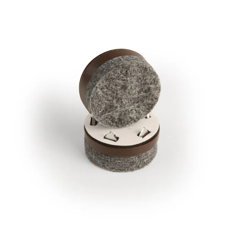 Slipstick Gorillafelt Cb257 Chair Leg Floor Protectors/Felt Glides (Set Of 16) Tap On Felt Furniture Pads Guaranteed To Stay On, 1 Inch Round Sliders (Set of 16)