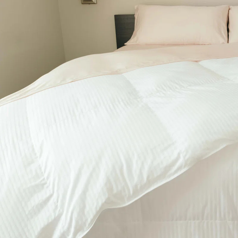 Downlite Colossal King Oversized 120" x 120" King Down Alternative Comforter - White Color