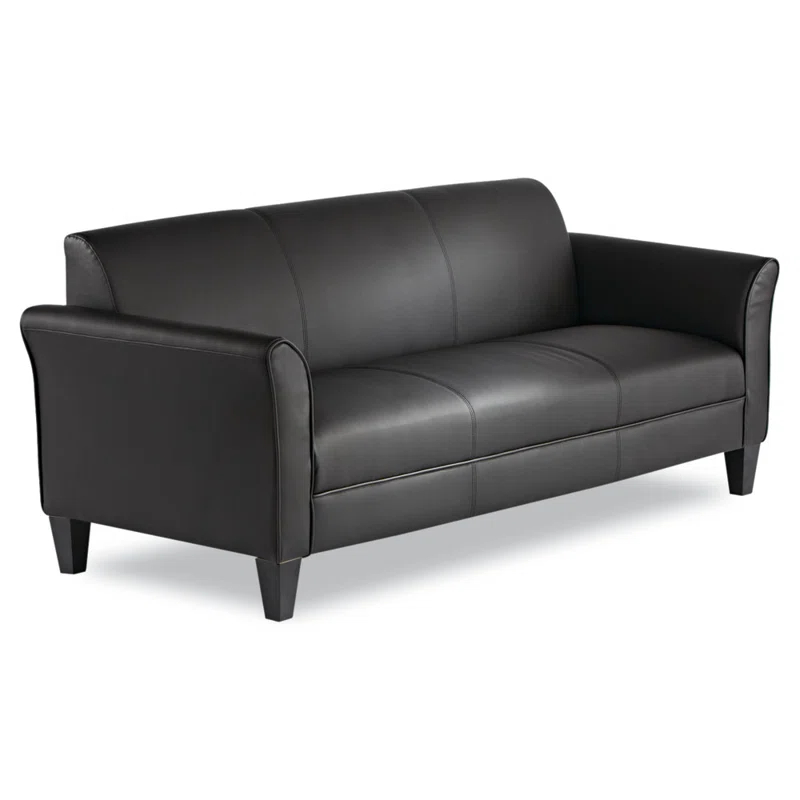 Alera® Leather 77'' Reception Sofa
