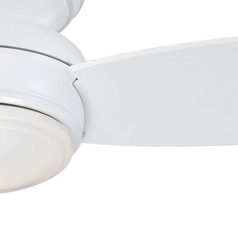 Minka Aire 52" Concept 3 - Blade Outdoor LED Propeller Ceiling Fan with Wall Control and Light Kit Included