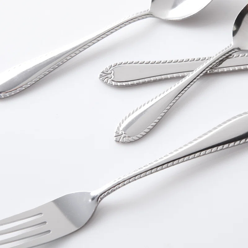 Gibson Home Wilmington 24 Piece Flatware Set, Service for 6