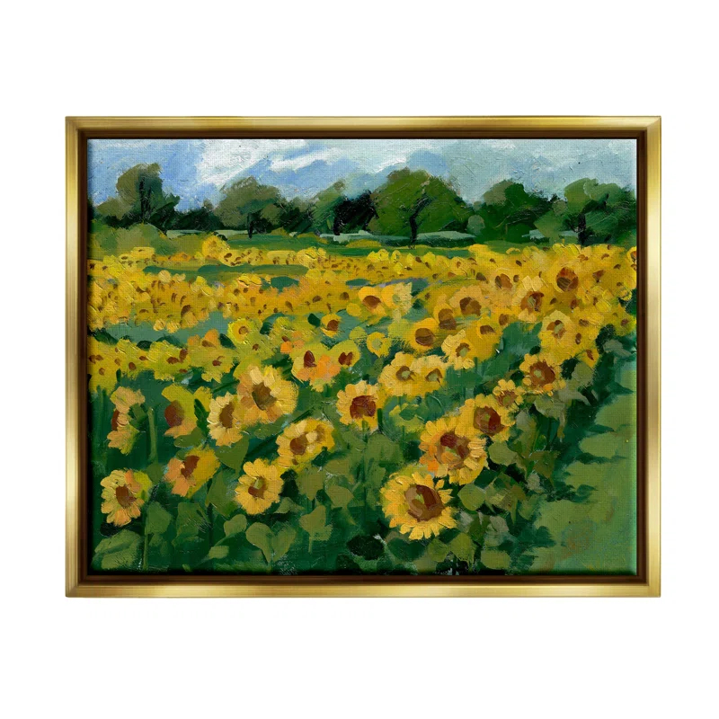Stupell Industries Bb-174-Floater " Sunflower Farm Painting "