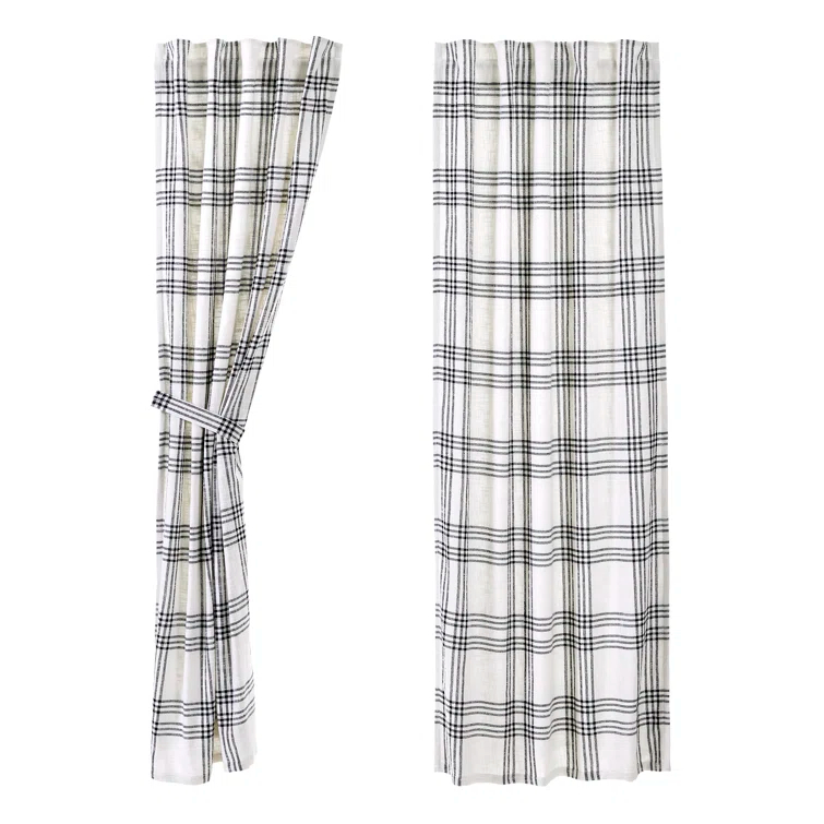 Gracie Oaks Cohe Cotton Room Darkening Curtain Panel Pair
