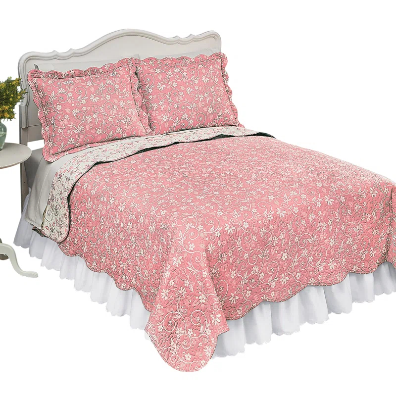 Winston Brands Floral Rose Floral Quilt